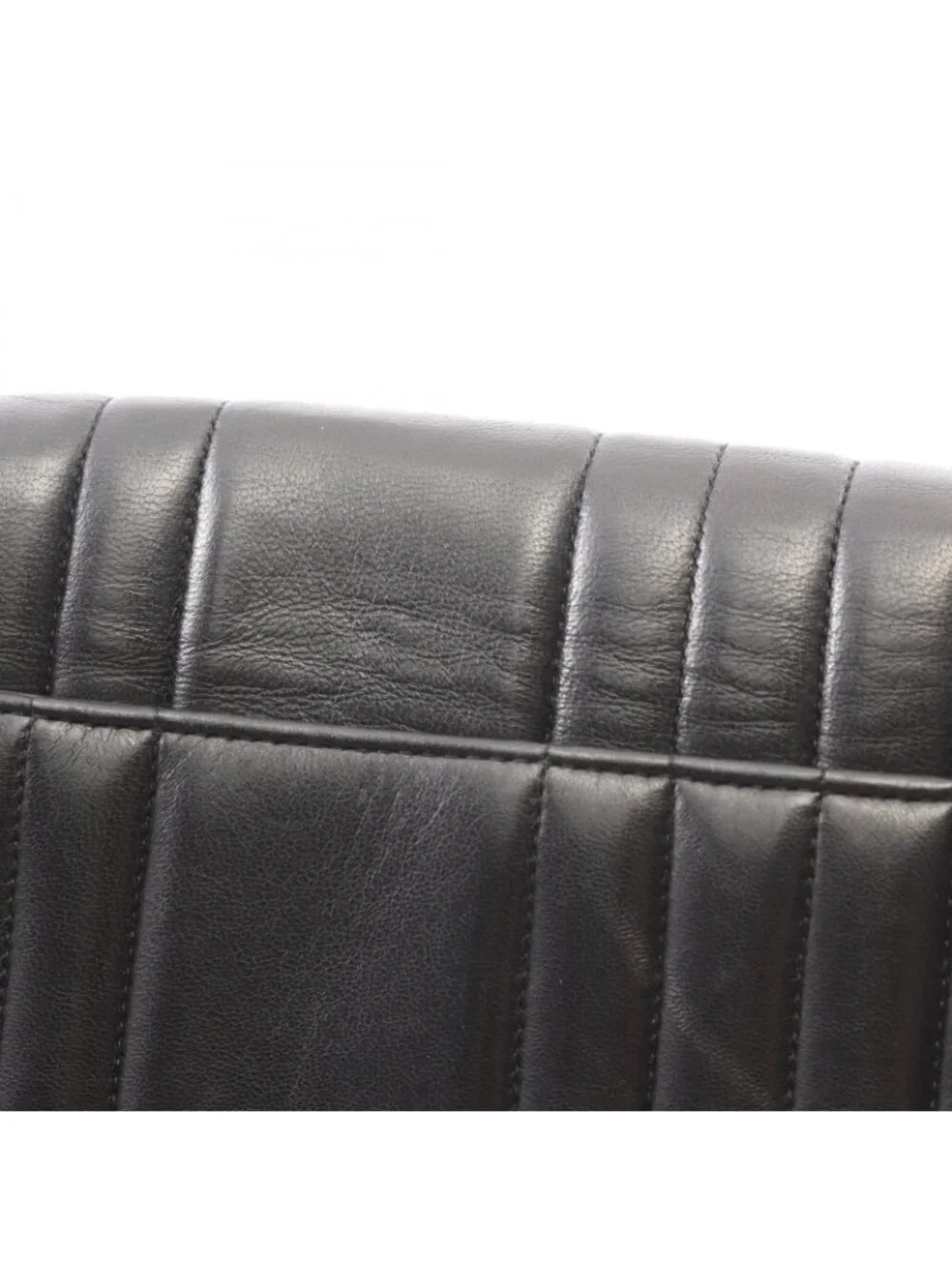 Chanel Shoulder Bag Mademoiselle Black Lambskin Chain
